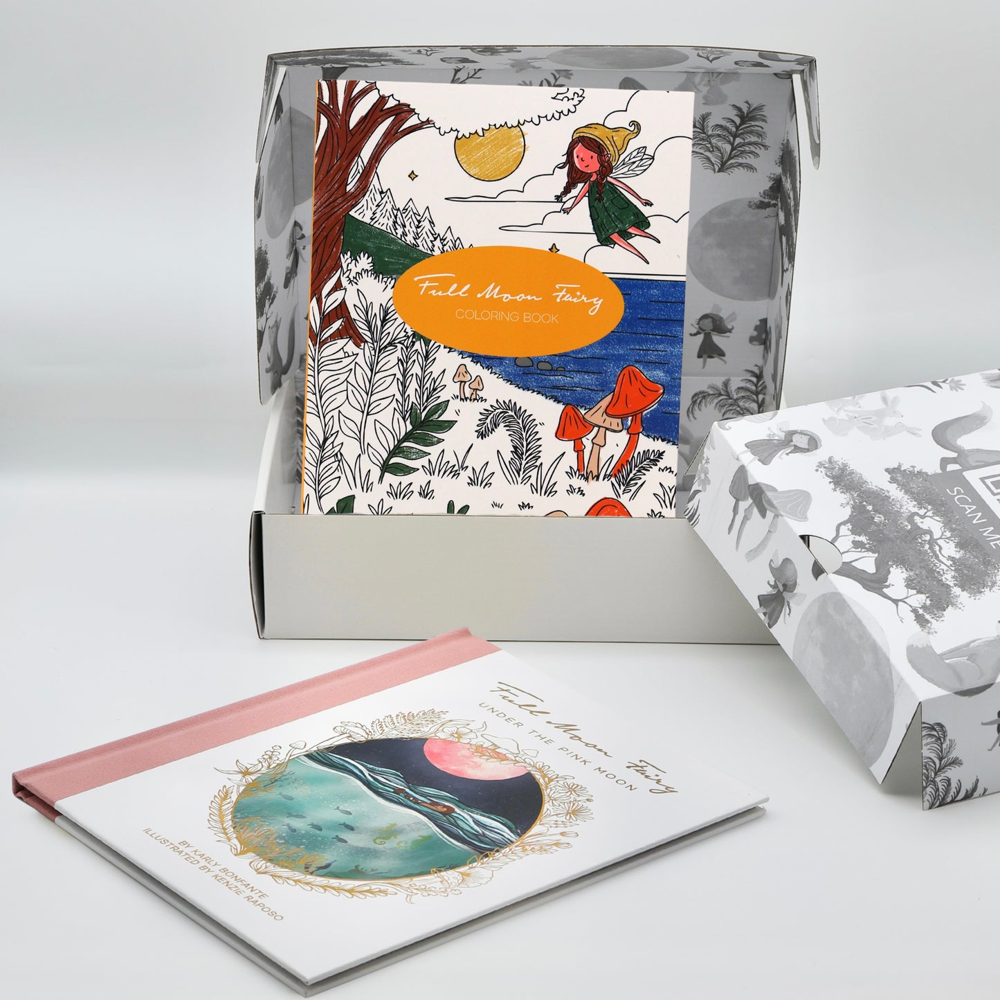 Under the Pink Moon (April) + Coloring Book Kit